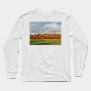 Wall of Trees Catching The Morning Sun Long Sleeve T-Shirt